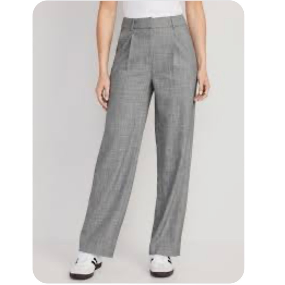 Old Navy Taylor Wide Leg Trouser Pants Women’s Plus Size 4X Extra High Waisted